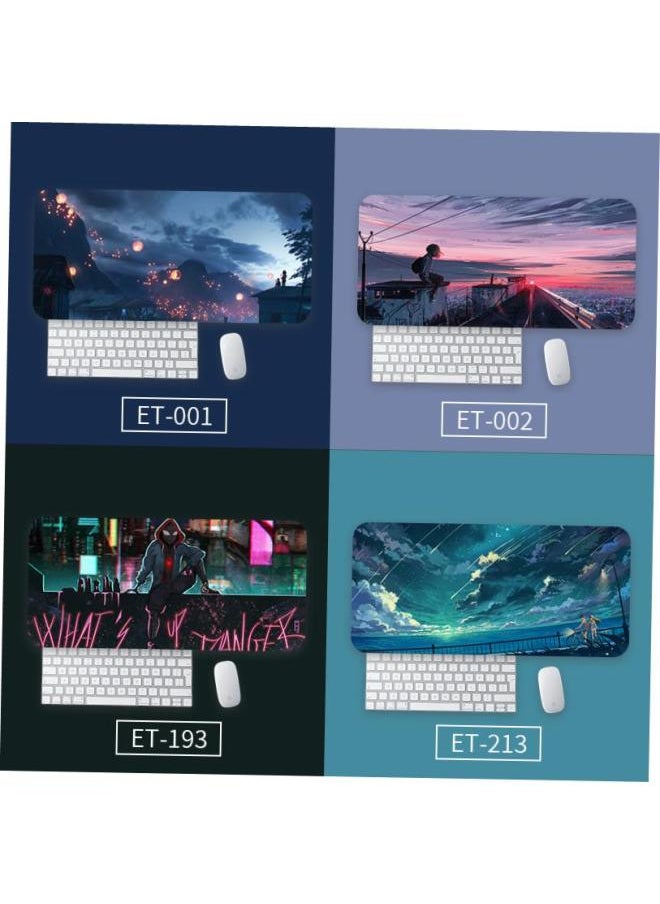 Generic - Large Gaming Mousepad Art Strata Liquid Mouse Pad Compute Mo-Color:300x800mm-3.00mm-Pattern:Q16-et-204 [original Color Overlock] - Image 1