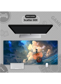 Large Gaming Mousepad Art Strata Liquid Mouse Pad Compute Mo-Color:300x800mm-3.00mm-Pattern:Q16-et-204 [original Color Overlock]
