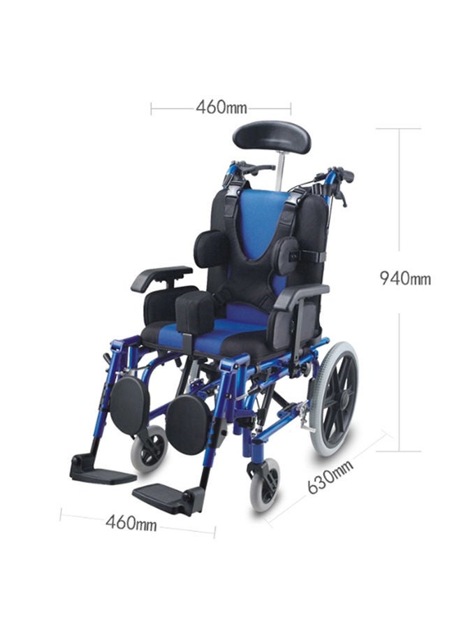 Gilani Mobility Child-Chair Reclining Tilting Seat Pediatric Wheelchair with Headrest and legrests - Image 2
