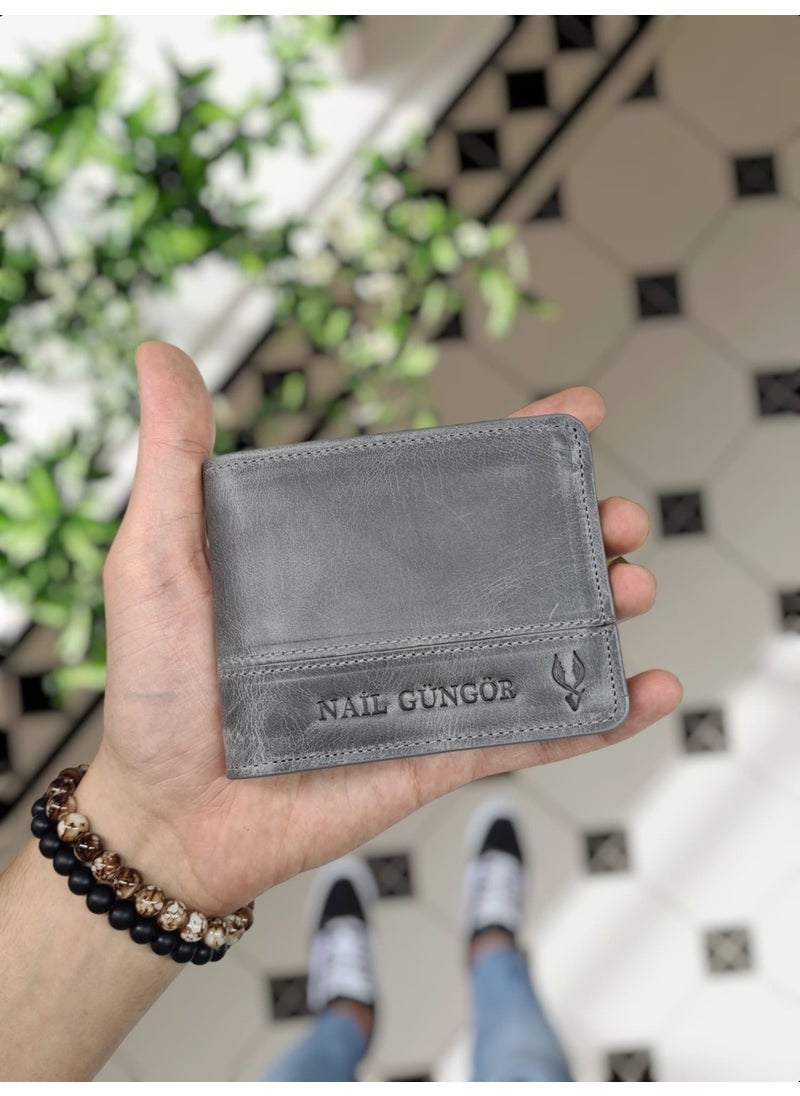 VISSO 229 Genuine Leather Double Color Garni Wallet Color Leather Wallet Bag  - Image 1