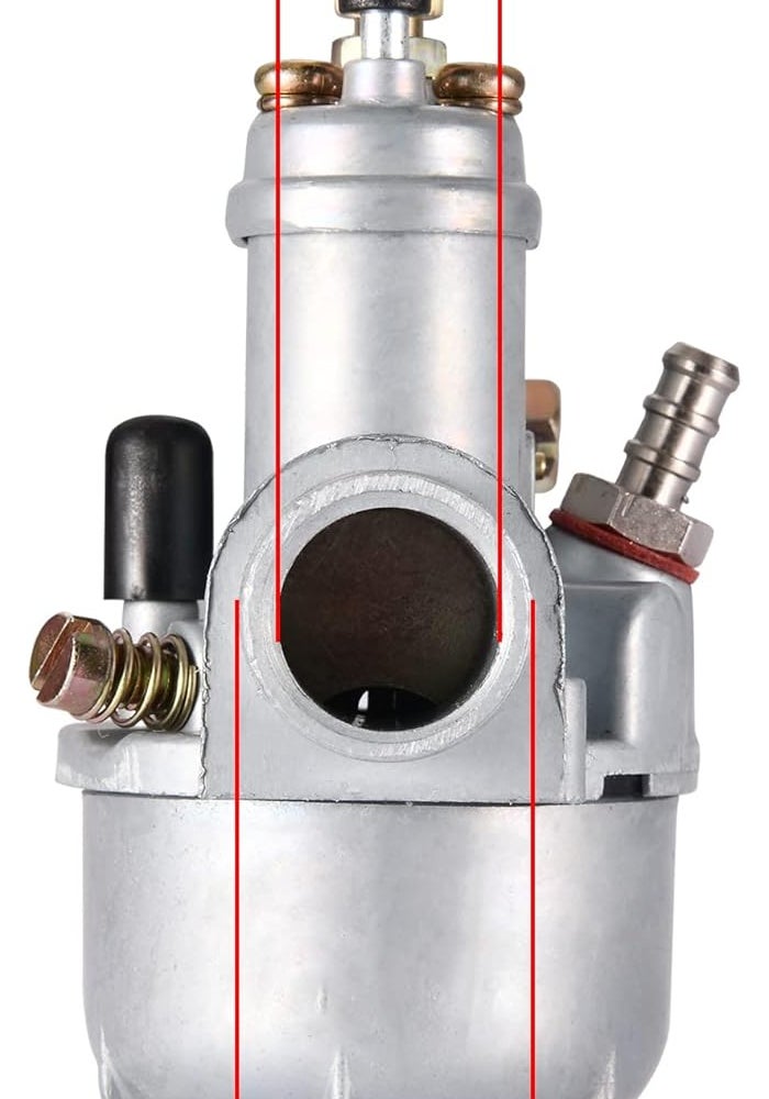 WOOSTAR 15mm Carburetor for Puch Maxi 50cc Engine - Image 3
