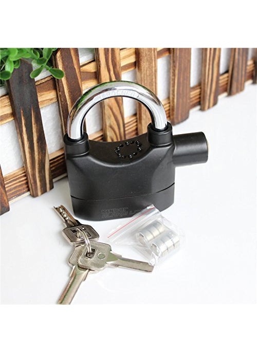 Firevally Alarm Lock Anti Theft Motion Sensor with 110dB Alarm Motion Sensor with 3 Keys Black  - Image 2