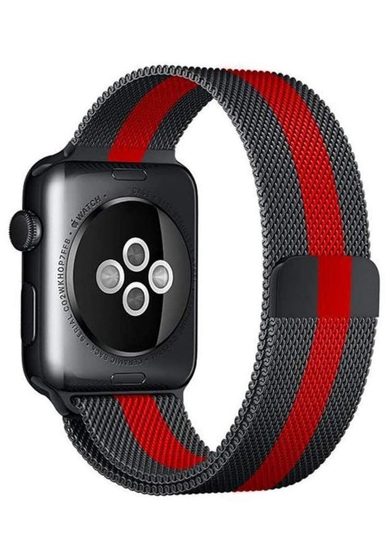 GULFLINK Metallic Watch Band 220mm Length for Apple iWatch 42/44/45 mm - Image 1