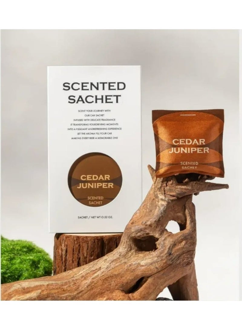 Ember and You (Black Cedar & Juniper)Luxury quality car air freshener made for style-conscious drivers  Gift-box size 10 × 18 cm — perfect for gifting or display in your car - Image 1