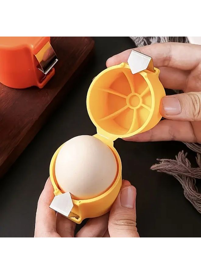 Random Color Eggshell Separator And Peeler Handheld Kitchen Gadget For Baking Cooking - Image 3