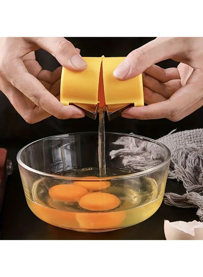 Random Color Eggshell Separator And Peeler Handheld Kitchen Gadget For Baking Cooking - Image 2
