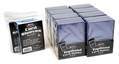 BCW 200-Count Card Toploaders and Card Sleeves,Pvc - Image 1