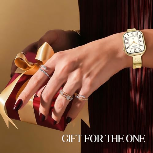 MOINSPIRE Gold Watch Bands for Women Compatible Apple Watch 42mm(S3/2/1) 46mm 44mm 45mm 49mm Adjustable Dressy Metal Jewelry Bracelet Strap for iWatch Series 11 10 9 8 7 6 5 4 3 2 1 SE Ultra - Image 5