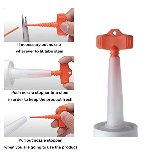 ORX PLUS TOOLS ORXPLUS Tools 4pcs Caulk Sealer, Caulk Saver Cap Tools - Image 3