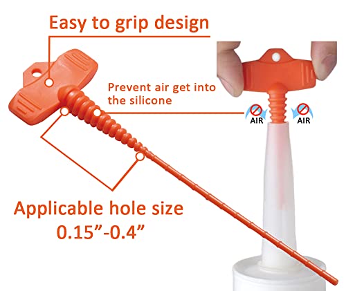 ORX PLUS TOOLS ORXPLUS Tools 4pcs Caulk Sealer, Caulk Saver Cap Tools - Image 2