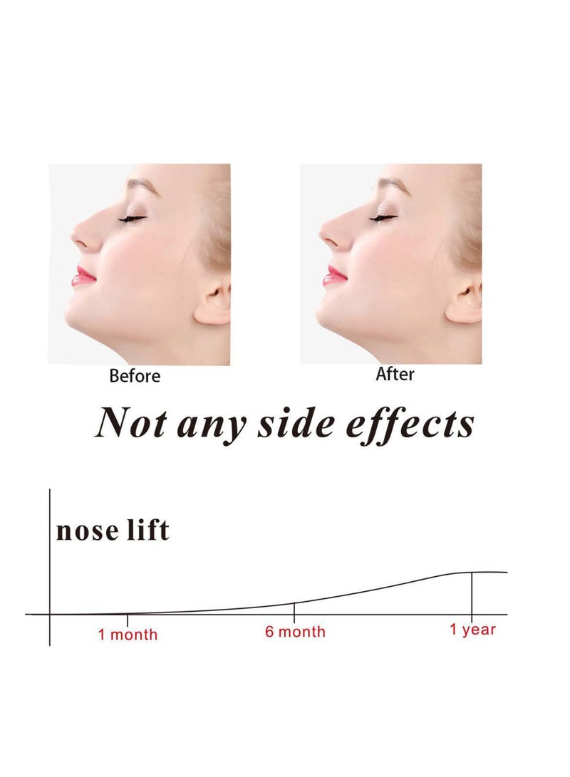 SYOSI Nose Shaper Clip, Nose Beauty Up Lifting, Silicone Pain-Free Nose Bridge Straightener Corrector, Slimming Rhinoplasty Device for Wide Crooked Nose Curved Nose Big Nose High Up Tool - Image 3