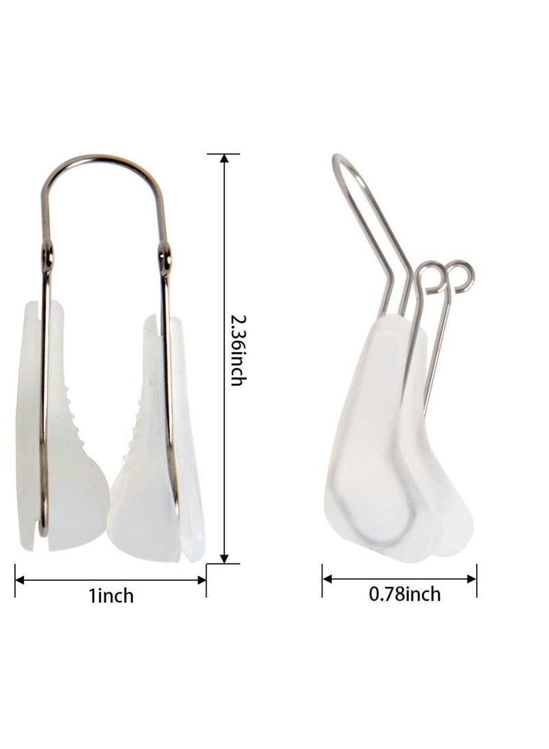 SYOSI Nose Shaper Clip, Nose Beauty Up Lifting, Silicone Pain-Free Nose Bridge Straightener Corrector, Slimming Rhinoplasty Device for Wide Crooked Nose Curved Nose Big Nose High Up Tool - Image 2