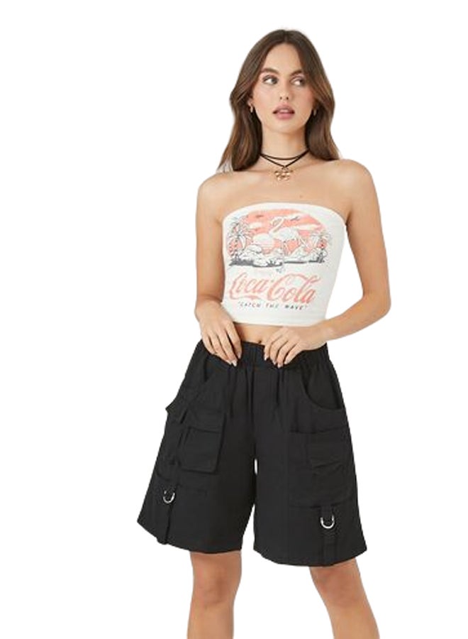 FOREVER 21 Twill Bermuda Cargo Shorts  - Image 1