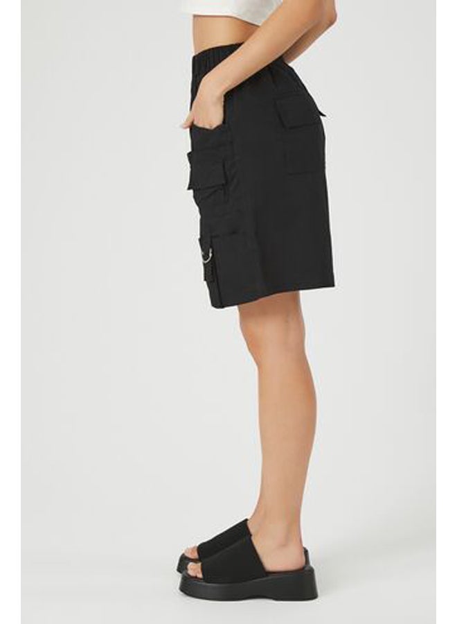 FOREVER 21 Twill Bermuda Cargo Shorts  - Image 3
