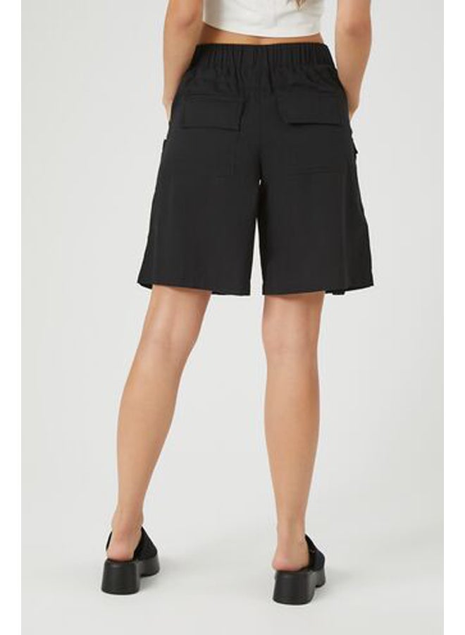 FOREVER 21 Twill Bermuda Cargo Shorts  - Image 4
