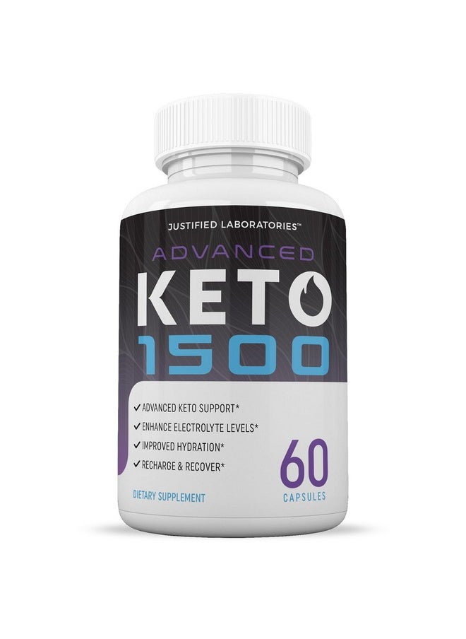 Health & Household - (3 Pack) Advanced Keto 1500 Keto Pills 1275Mg New & Improved Formula Contains Apple Cider Vinegar Extra Virgin Olive Oil Powder Green Tea Leaf 180 Capsules - Image 1