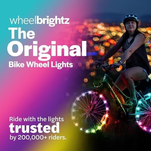Brightz Bike Wheel Lights by Brightz WheelBrightz LED Burning Man Bike Lights Bicycle Accessories Spoke Decorations for the Playa - Be Safe Be Seen Be Cool (2-Pack Pastel Multicolor) - Image 2
