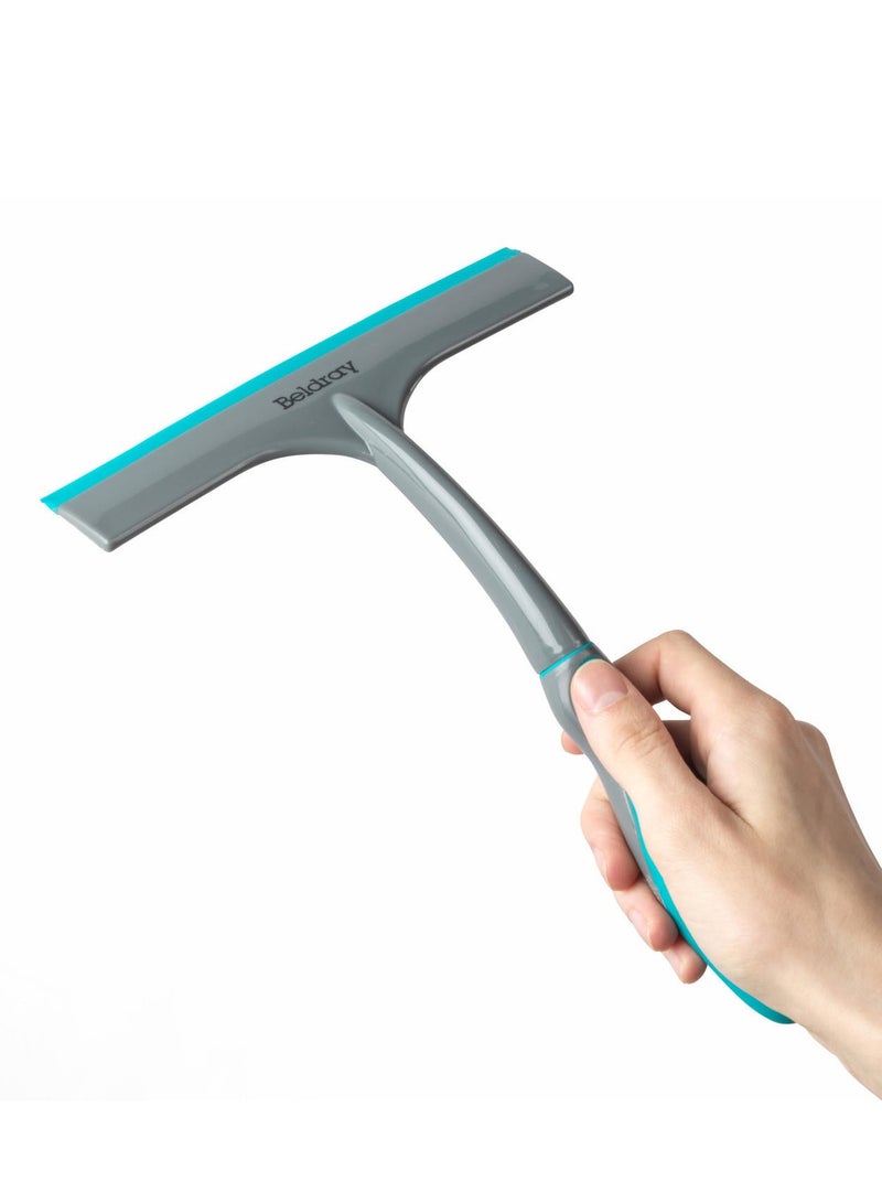 Beldray ممسحة نوافذ بيلدراي خالية من الخطوط مع حامل: لمعان تنظيف سهل، حافة دقيقة تزيل الماء وبقايا بسهولة - Image 2