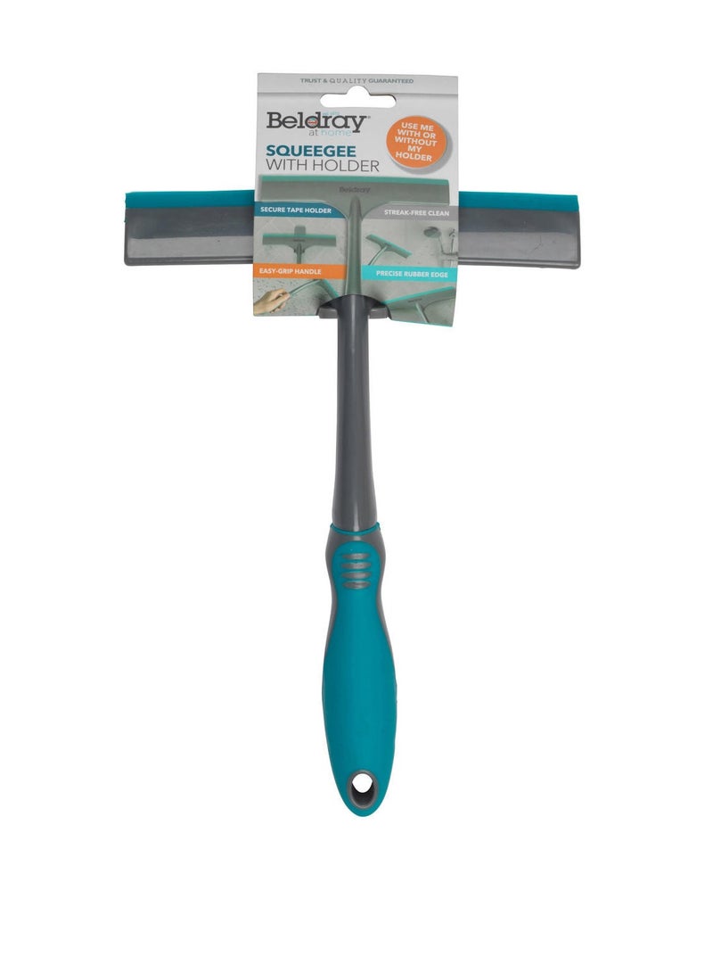 Beldray ممسحة نوافذ بيلدراي خالية من الخطوط مع حامل: لمعان تنظيف سهل، حافة دقيقة تزيل الماء وبقايا بسهولة - Image 5