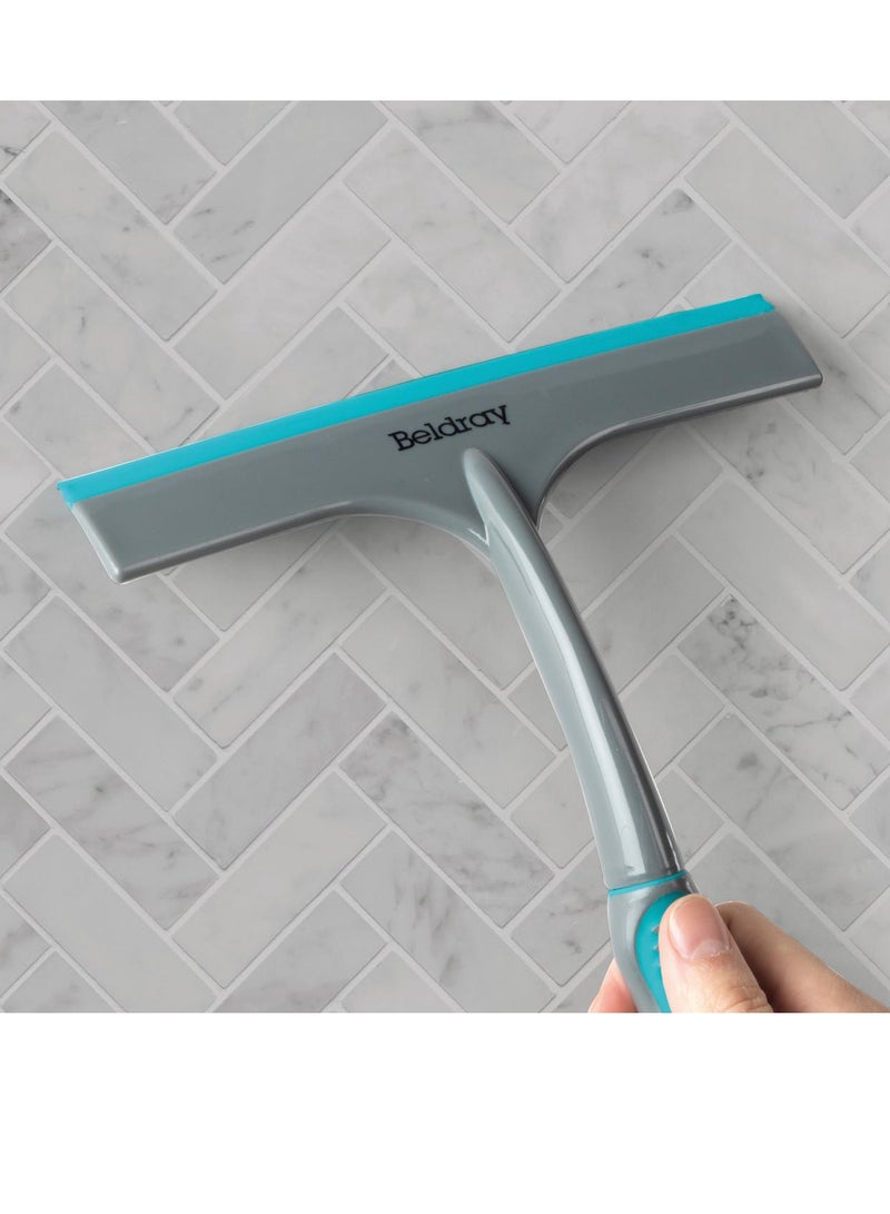 Beldray ممسحة نوافذ بيلدراي خالية من الخطوط مع حامل: لمعان تنظيف سهل، حافة دقيقة تزيل الماء وبقايا بسهولة - Image 4