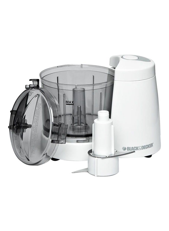 BLACK+DECKER Food Chopper with Dual Blade 350 ml 120 W SC350-B5 White/Clear - Image 5