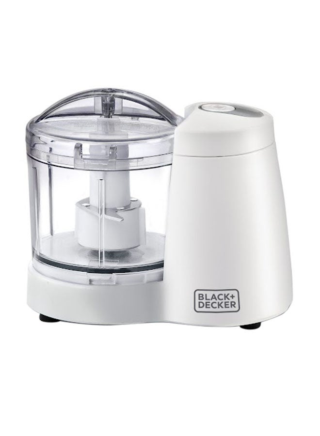 BLACK+DECKER Food Chopper with Dual Blade 350 ml 120 W SC350-B5 White/Clear - Image 1
