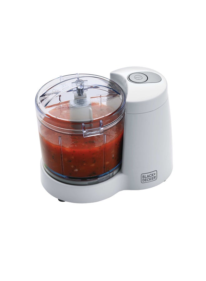 BLACK+DECKER Food Chopper with Dual Blade 350 ml 120 W SC350-B5 White/Clear - Image 4