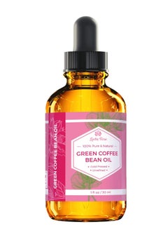 Leven Rose Leven Rose Green Coffee Bean Oil 100% Natural Pure Cold Pressed Unrefined Coffeebean Oil For Around Eyes, Face, Nails, Skin, And Hair- 1 oz Bottle (1 ounce)  - Image 2