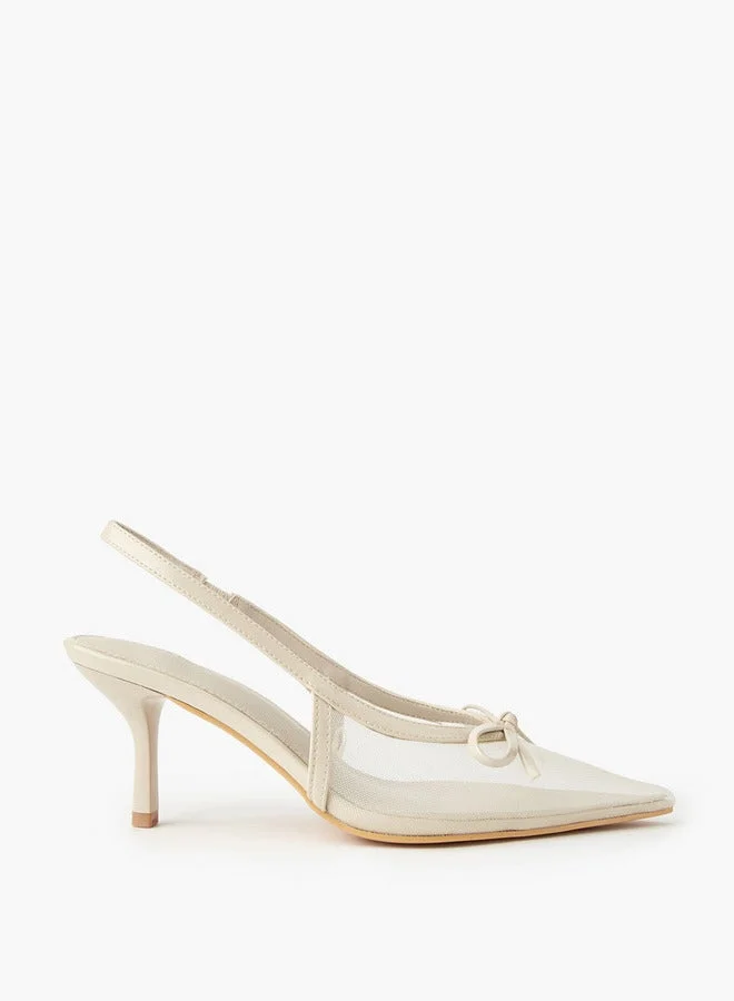 Women's Stiletto Heel Slingback Shoes