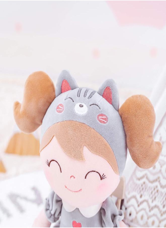 Gloveleya - Gloveleya Baby Doll Girl Gifts Soft Plush Kitty Cat Dolls Girls Toy 14" with Gift Box - Image 1