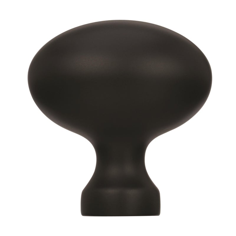 Amerock | Cabinet Knob | Matte Black | 1-3/8 Inch (35 Mm) Length | Vaile | 10 Pack | Drawer Knob | Cabinet Hardware - Image 5