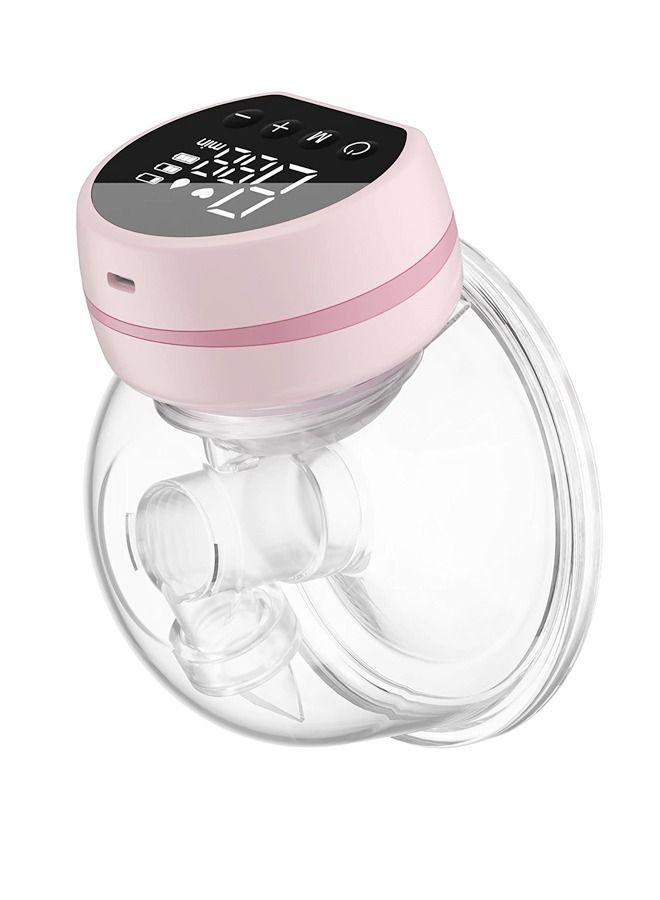 Comfortable Wearable Hands Free Leak Proof LCD Display Ultra Quiet Light weight Strong Pumping Electric Breast Milk Suction Pump - Image 1