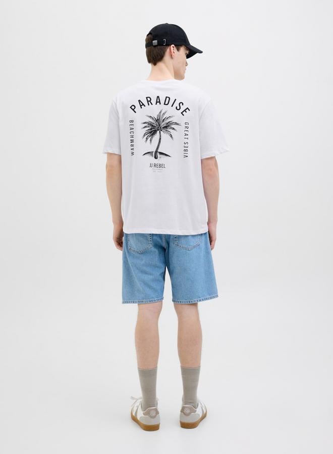 ج ج ريبل تي شيرت جيه جيه ريبيل بطباعة جرافيك ورقبة مستديرة - Image 4