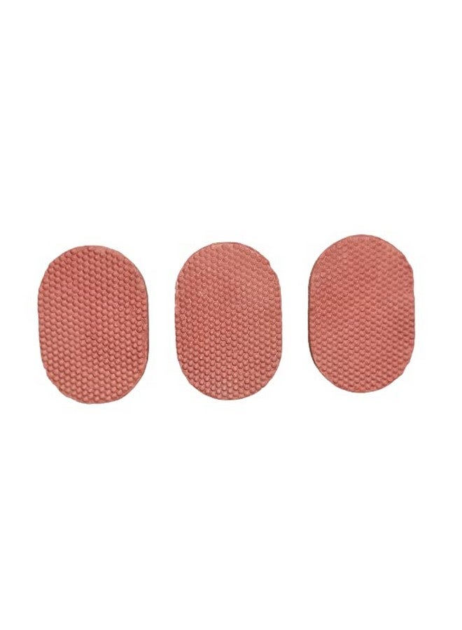 Generic Sb Herbal Pack Of 3 Pc Terracotta Natural Pumice Stone Foot Scrubber Handmade Organic Clay Eco Friendly Dead Skin Remover Women Men Unisex.  - Image 3