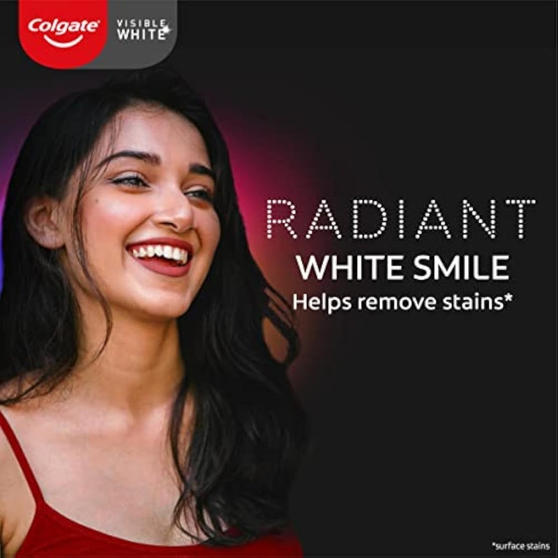 Colgate Visible White O2 Manual Toothbrush for adults- 2 Pcs, Helps prevent Bad Breath, Cavities, Enamel & Gum Problems. - Image 5