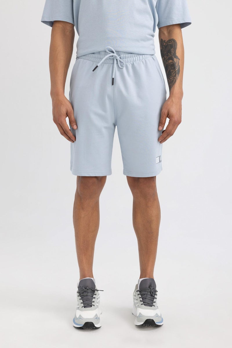 DeFacto Man DeFactoFit Slim Fit Short Leg Sweatshirt Fabric Shorts - Image 2