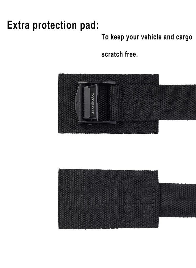 Ayaport Adjustable Cam Buckle Lashing Straps 6ft 4pack Tie Down Straps - Image 4