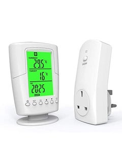 ISank Smart Programmable Wireless Remote Thermostat Plug in Socket Heating Cooling Program Temperature Controller-AC220V-240V 13A  - Image 1