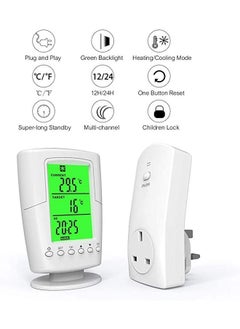 ISank Smart Programmable Wireless Remote Thermostat Plug in Socket Heating Cooling Program Temperature Controller-AC220V-240V 13A  - Image 3