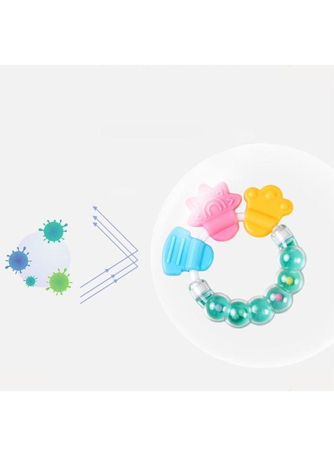 2PCS Baby Toy, Teething Toy for Toddlers 3-18 Months,Infants Sensory Silicone Chewable Teether - Soothes Baby Gum Pain - Image 5