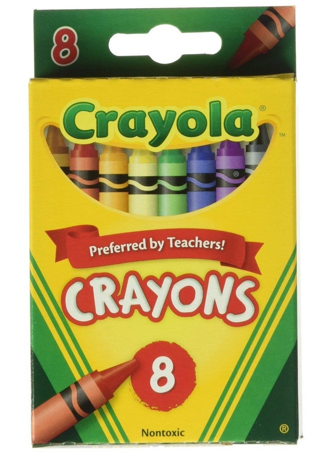 Crayola Crayons 8 in a Box (Pack of 12) 96 Crayons Total