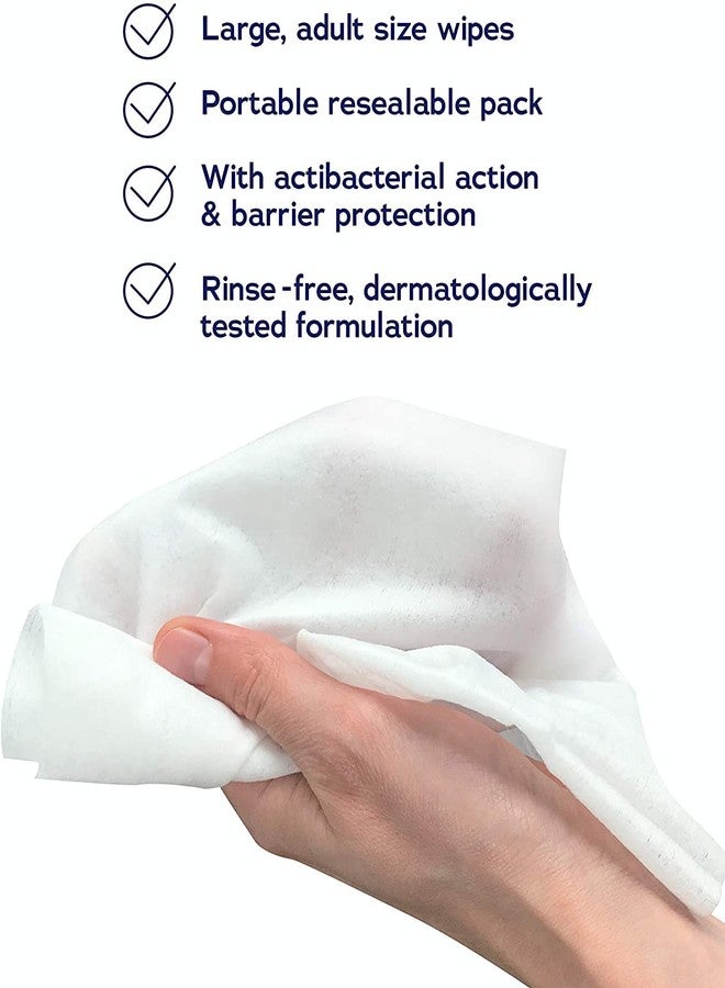 MedVance DYMACARE 5 in 1 Continence Care Wipes, Adult Premium Incontinence Wet Wipes, Scented and Moistened Personal Skin Cleansing Cloths with Barrier Protection, 6 Count (Pack of 3) - Image 3