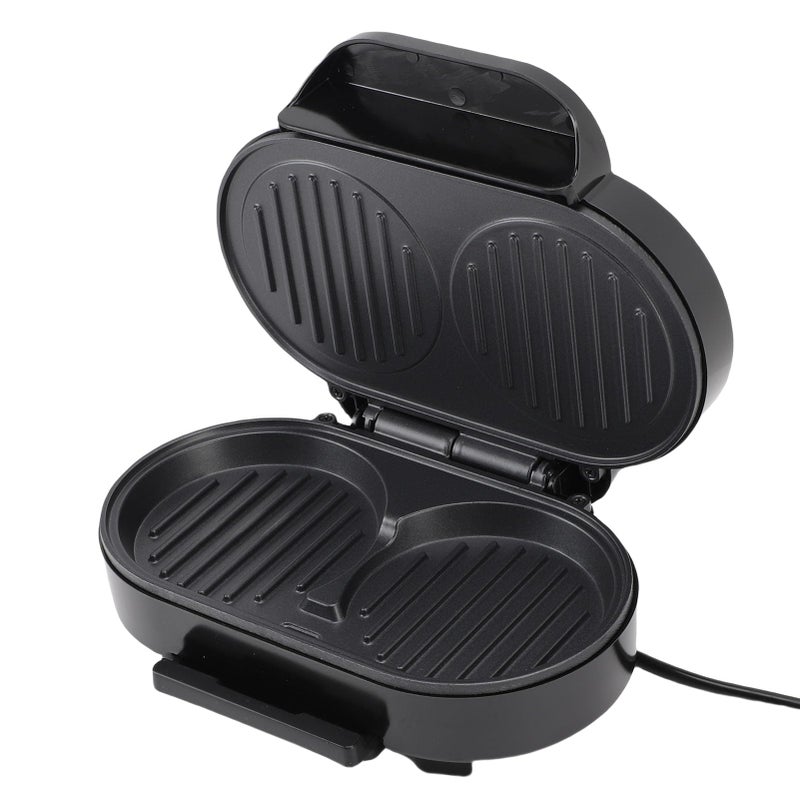 Dual Breakfast Sandwich Maker Fast Cooking Electric Non Stick Panini Press Grill 110V US Plug - Image 5