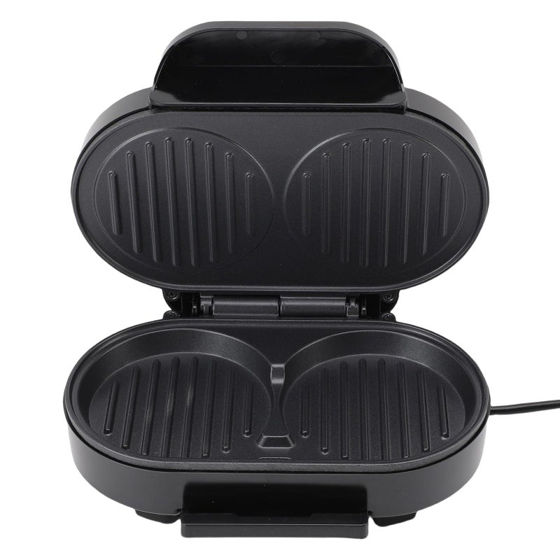 Dual Breakfast Sandwich Maker Fast Cooking Electric Non Stick Panini Press Grill 110V US Plug - Image 2