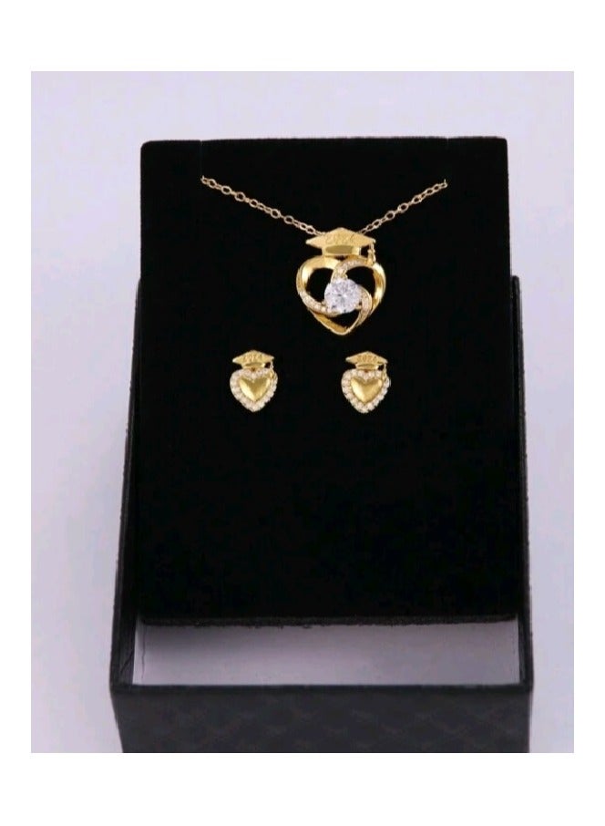 FIFTY 50 Trendy Stainless Steel Gold Plated Jewellery Set For Women - Image 3