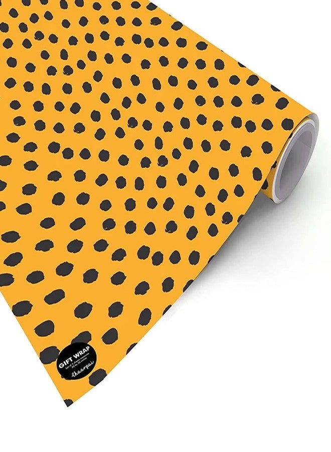 Chaarpai Wrapping Paper for Gift Packing | Set Of 2, 6 Pcs In Each Pack | - Gift Paper Roll Sheets - Gift Cover Rapping Paper - Gift Materials - Design Paper Sheet for Gift Packing Cheetah Print - Image 3