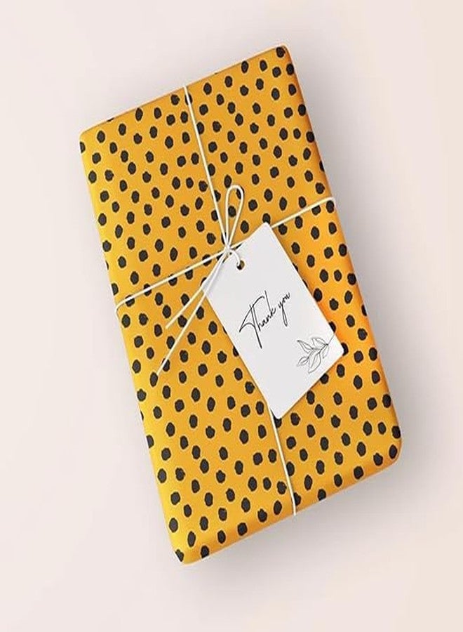 Chaarpai Wrapping Paper for Gift Packing | Set Of 2, 6 Pcs In Each Pack | - Gift Paper Roll Sheets - Gift Cover Rapping Paper - Gift Materials - Design Paper Sheet for Gift Packing Cheetah Print - Image 4