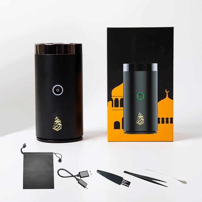 هيكسار موقد بخور كهربائي محمول من HEXAR®، مناسب للاستخدام في السيارة أو المنزل، يعمل بطاقة USB Type-C - Image 1