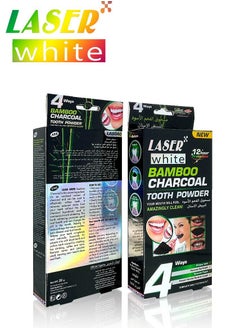 LASER WHITE Laser White Charcoal Black Tooth Whitening Powder 20gm  - Image 2