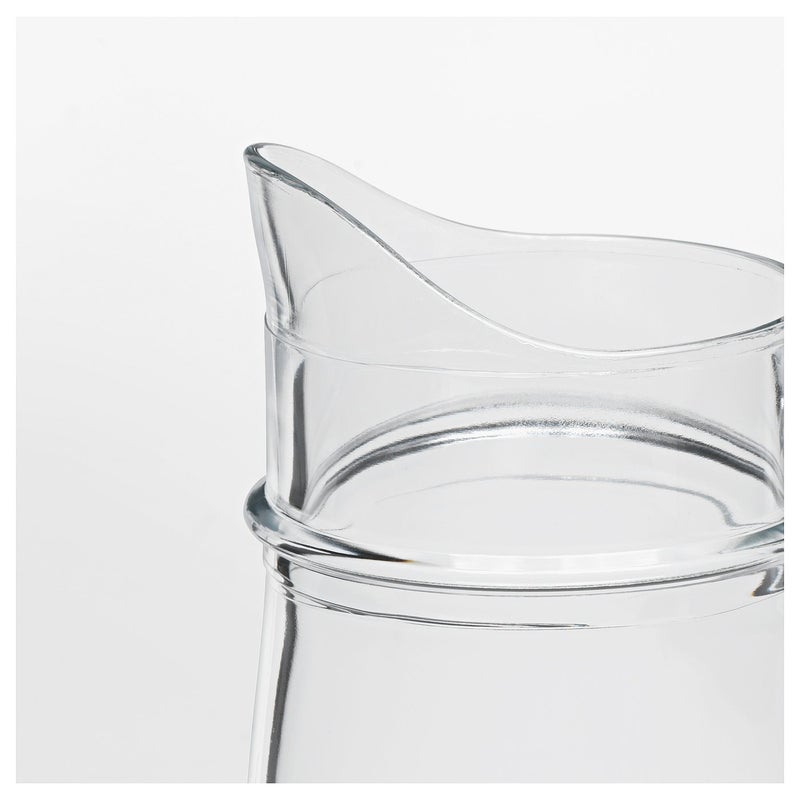 Baitique Glass Jug with Handle, Clear, 1.7 L - Image 2